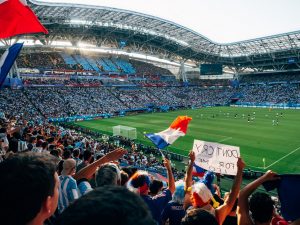 As the French team sent Uruguay home with a 2 nil defeat, an average of 30% of all TV viewing audiences tuned in - A GeoPoll survey finds