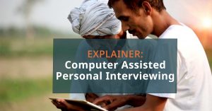 computer assisted personal interviewing CAPI