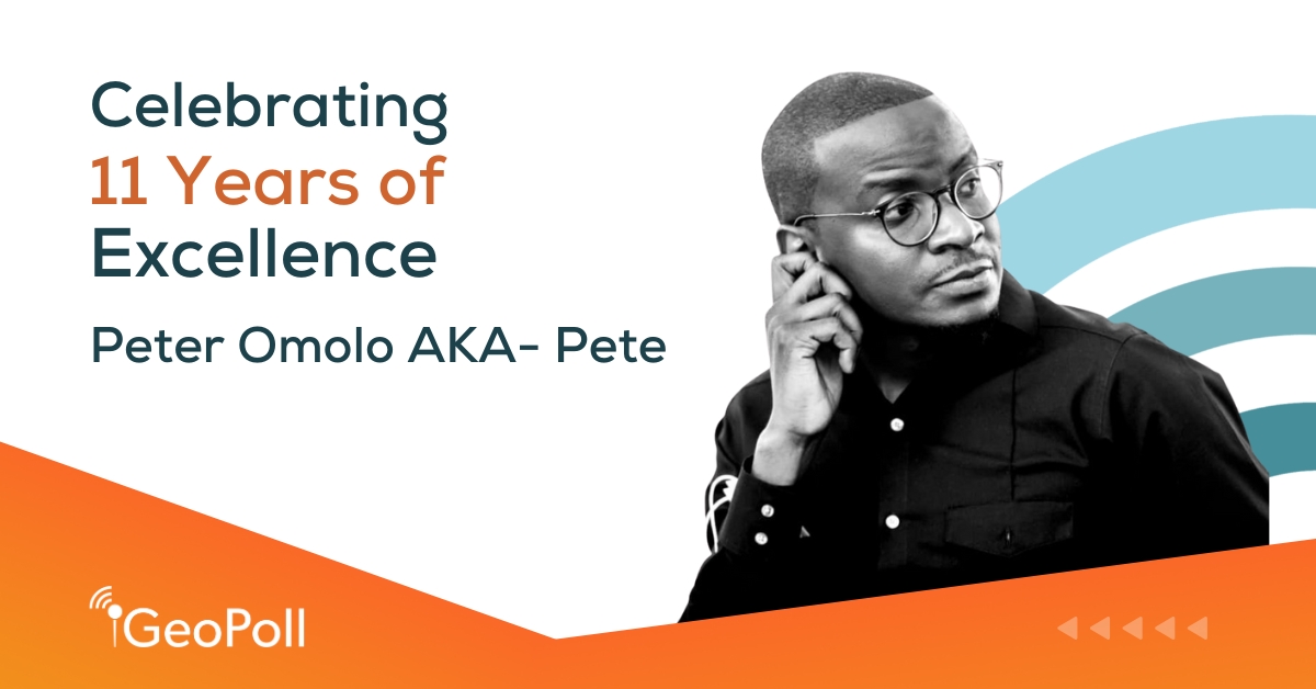 Celebrating 11 Incredible Years with Peter “Pete” Omolo at GeoPoll
