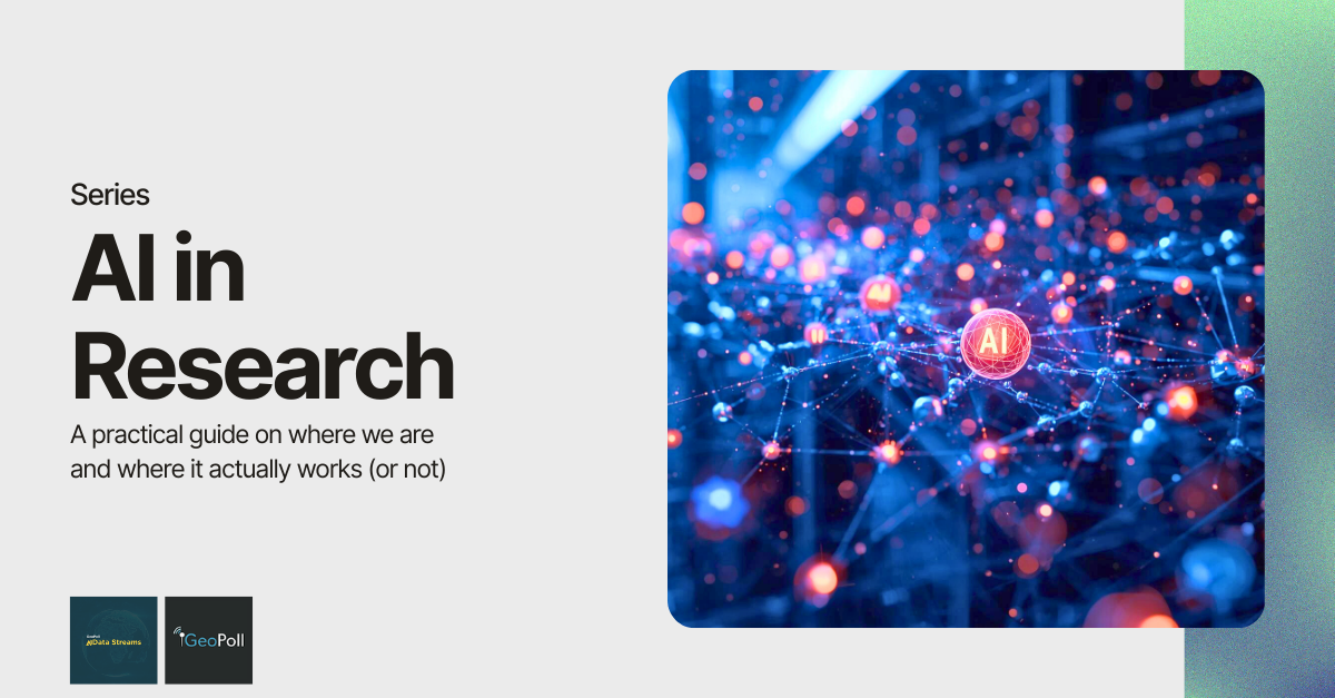 AI in Research Series: Where we are and where it actually works (or not)